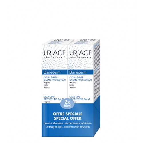 Uriage Bariéderm Cica-Labial Bálsamo Protetor 2x15ml