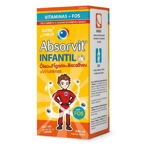 Absorvit Infantil Óleo de Fígado de Bacalhau 300ml