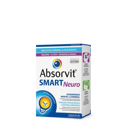 Absorvit Smart Neuro 30 Cápsulas