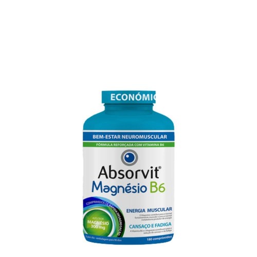 Absorvit Magnésio + B6 180 Comprimidos