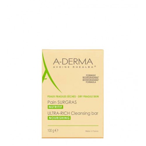 A-Derma sabonete gordo ultrarico pele frágil 100g