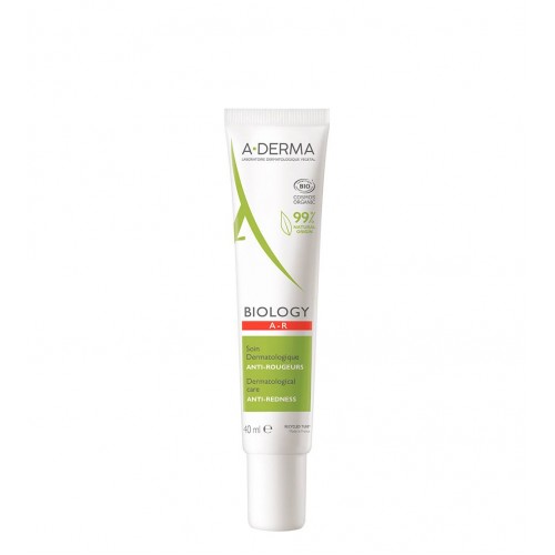 A-Derma Biology Cuidado Antivermelhidão rosto com rosácea 40ml