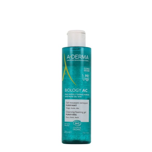 A-Derma Biology AC Gel Espuma de Limpeza Purificante 200ml