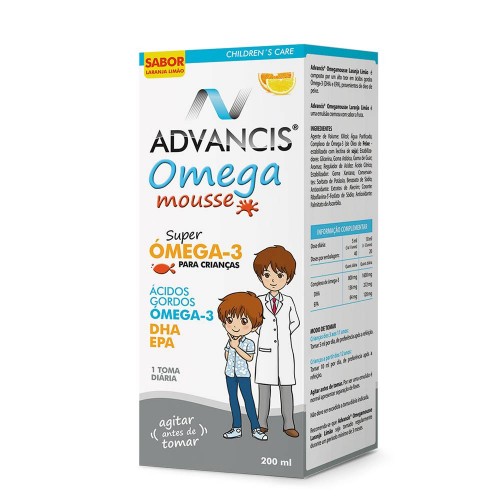 Advancis Omegamousse Sabor Laranja Limão 200ml