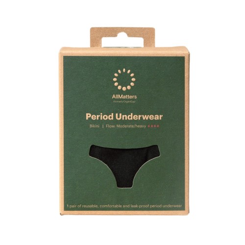 AllMatters Cueca Menstrual Bikini para Fluxo Abundante Size XS