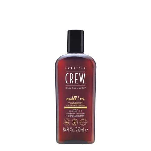 American Crew 3 em 1 Ginger + Tea 250ml