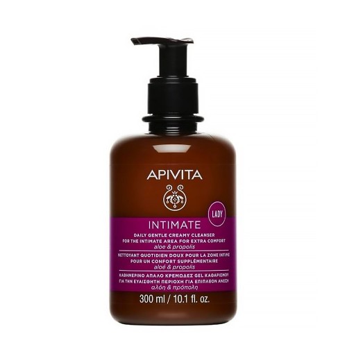 Apivita Intimate Creme de Limpeza Suave Diário 300ml