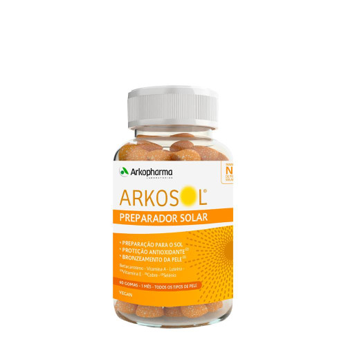 Arkosol Preparador Solar Suplemento Alimentar 60 gomas