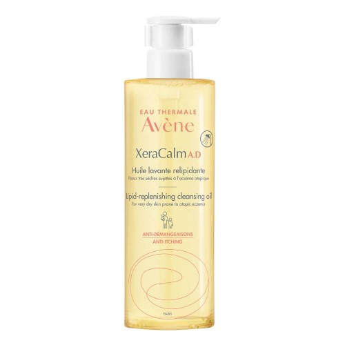 Avène Óleo de Limpeza Relipidante XeraCalm A.D, pele muito seca com tendência a eczema atópico 400ml