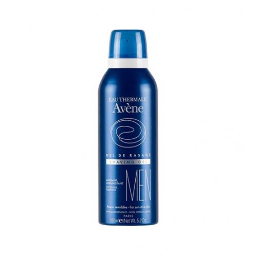 Avène Gel de Barbear MEN, pele sensível reativa, protege, acalma e previne irritações 150 ml