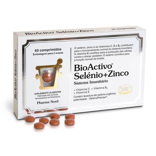 Bioactivo Selénio + Zinco 60 comprimidos