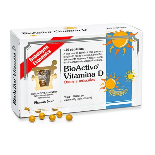 Bioactivo Vitamina D 240 Cápsulas