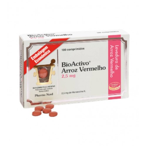 Bioactivo Arroz Vermelho 180 Comprimidos