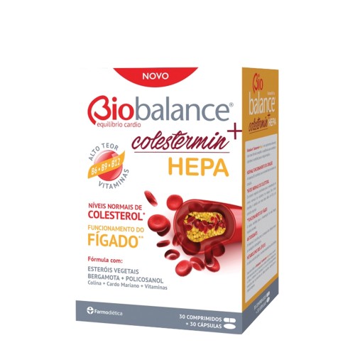 Biobalance Colestermin+ Hepa 30 comprimidos + 30 cápsulas