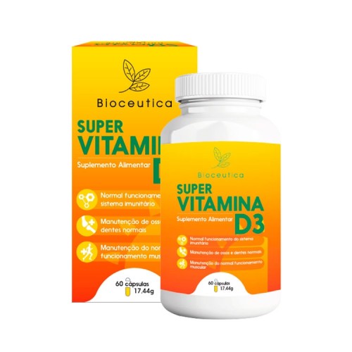 Super Vitamina D3 60 cápsulas