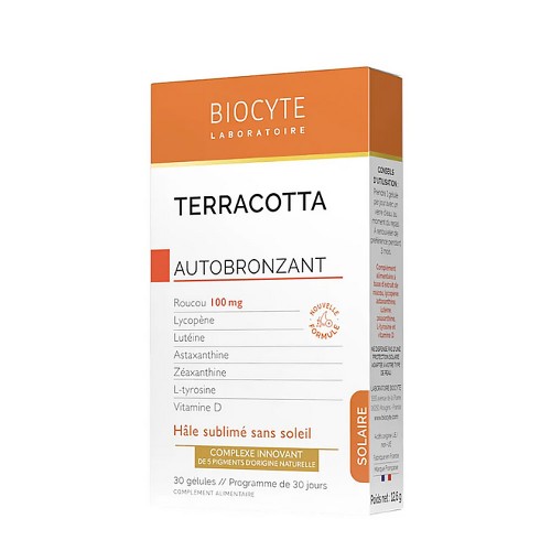 Biocyte Terracotta Autobronzeador 30 cápsulas