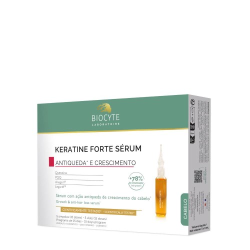Biocyte Keratine Forte Sérum Anti-Queda Ampolas 5x9ml