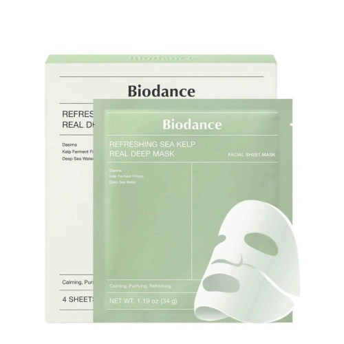 Biodance Refreshing Sea Kelp Real Deep Máscara 4x34g