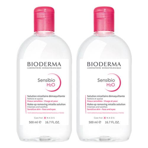 Bioderma Sensibio H2O Solução Micelar 2x500ml