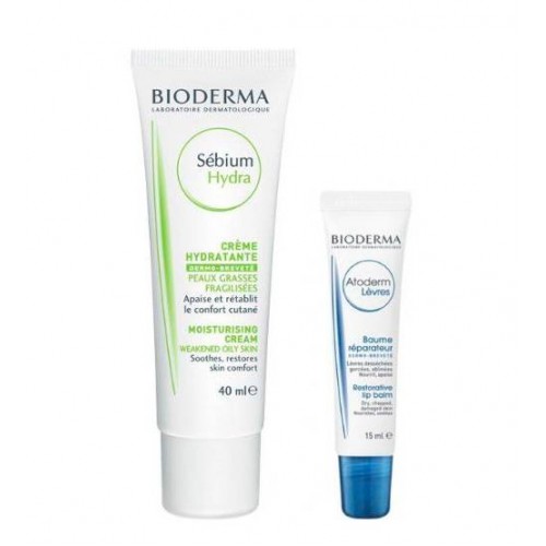 Bioderma Sébium Isokit 40ml + Atoderm Bálsamo Labial 15ml
