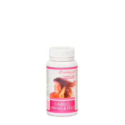 Calêndula Cabelo, Unhas e Pele 60 cápsulas