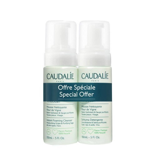 Caudalie Vinoclean Espuma de Limpeza 2x150ml Preço Especial