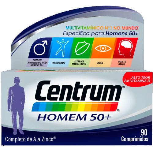 Centrum Homem 50+ 90 Comprimidos
