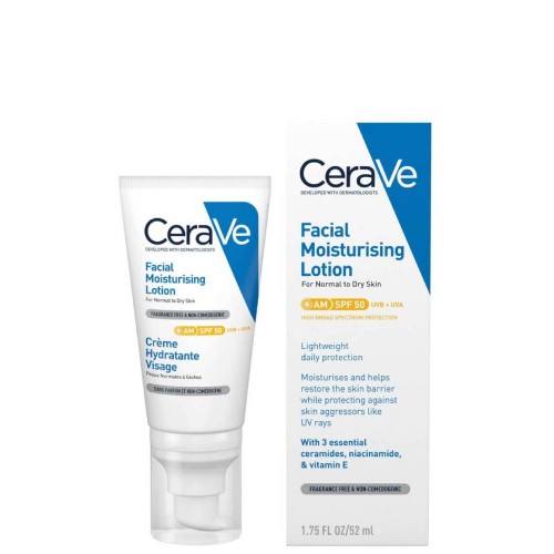 CeraVe Loção Facial Hidratante FPS50 52ml