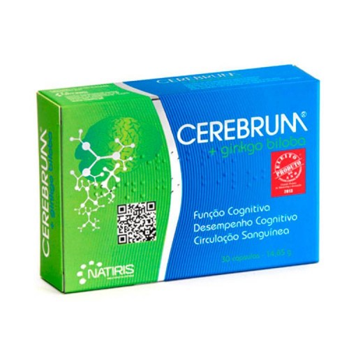 Cerebrum + Ginkgo Biloba 30 cápsulas