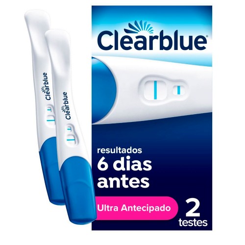 Clearblue Teste de Gravidez Resultados 6 Dias Antes 2 unidades