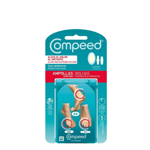 Compeed Bolhas Sortido 3 Tamanhos 5 pensos