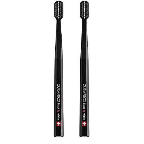 Curaprox Black Is White Escovas de Dentes Pretas Duo