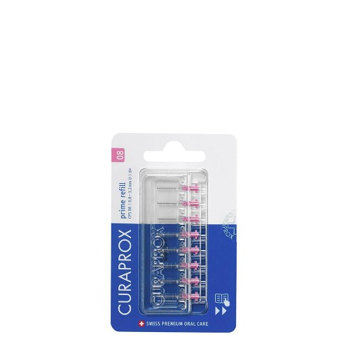 Curaprox Prime Refill Recargas de Escovilhões Interdentários 08 Rosa