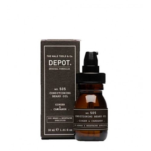 Depot Nº 505 Conditioning Beard Oil Ginger & Cardamom 30ml