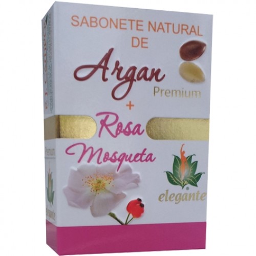 Elegante Sabonete de Argan + Rosa Mosqueta 140g