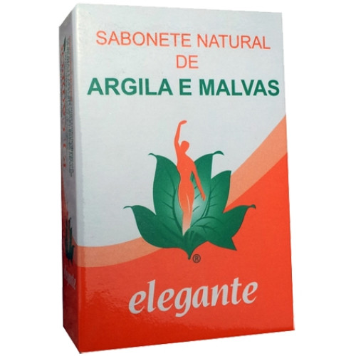 Elegante Sabonete Argila e Malvas 140g