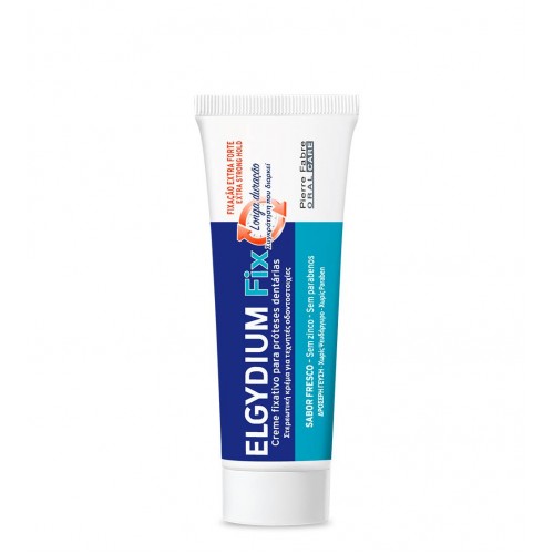 Elgydium Fix Creme Fixativo Próteses Dentárias Extra Forte 45g