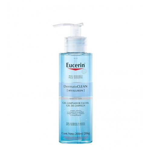 Eucerin DermatoCLEAN [Hyaluron] Gel de Limpeza Normal to Oily Sensitive Skin 200ml