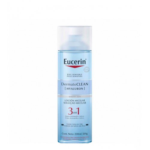 Eucerin DermatoCLEAN Hyaluron Solução de Limpeza Micelar 200ml