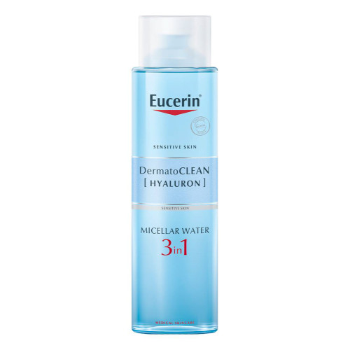 Eucerin DermatoCLEAN [Hyaluron] Solução de Limpeza Micelar 3 em 1 Sensitive Skin 400ml