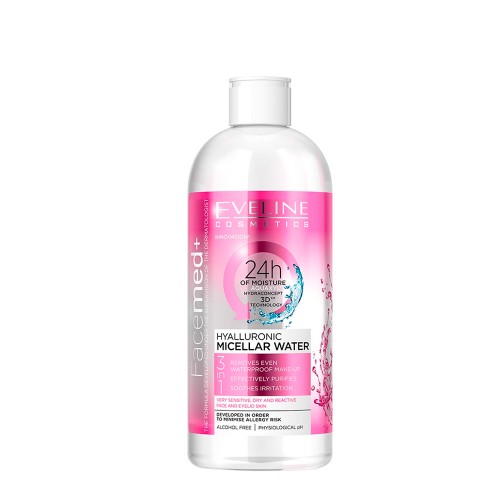 Eveline Facemed+ Água Micelar Hialurónica 3 em 1 400ml