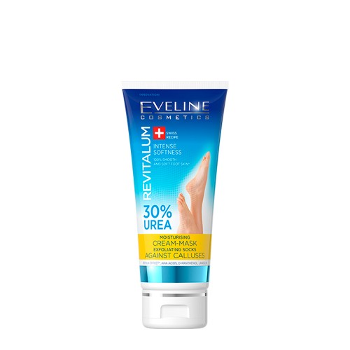Eveline Revitalum Creme-Máscara Esfoliante para Pés 30% Ureia 75ml