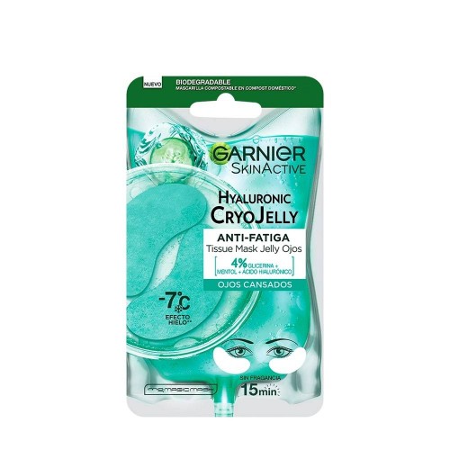 Garnier Máscara de Tecido Aloe Hialurónico CryoJelly Anti-Fadiga Olhos 5g