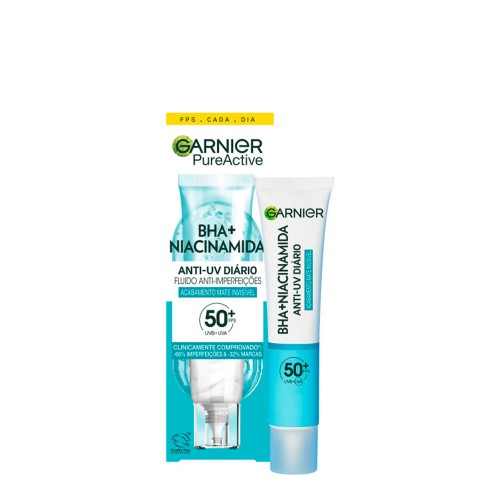 Garnier Skin Active BHA+Niacinamida Fluido Anti-imperfeições Mate 40ml