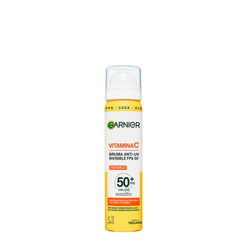 Garnier Vitamina C Bruma Anti-UV Invisível SPF50+ 75ml