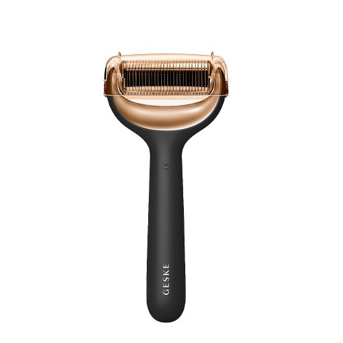 GESKE Rolo Facial e Corporal com Microagulhas 9 em 1 Preto e Dourado