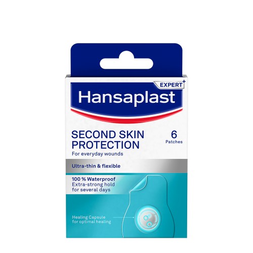 Hansaplast Second Skin Protection Pensos Hidrocolóides 6 unidades