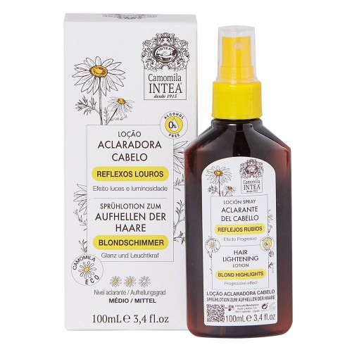 Intea Camomila Loção Aclaradora do Cabelo Reflexos Louros Spray 100ml