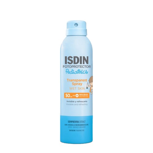 ISDIN Fotoprotector Pediatrics Transparent Spray Wet Skin SPF50 250ml