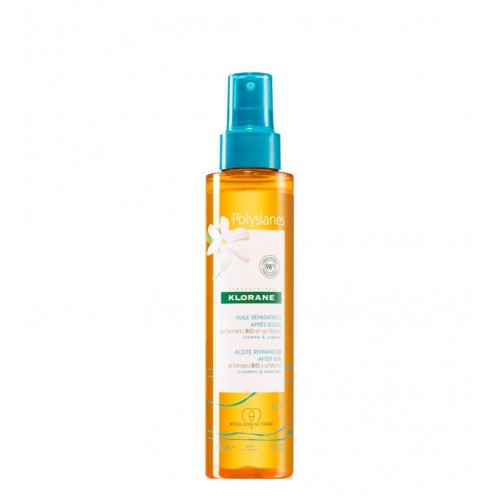 Klorane Tamanu BIO e Monoï Óleo Reparador Pós-Solar rosto e corpo 150ml